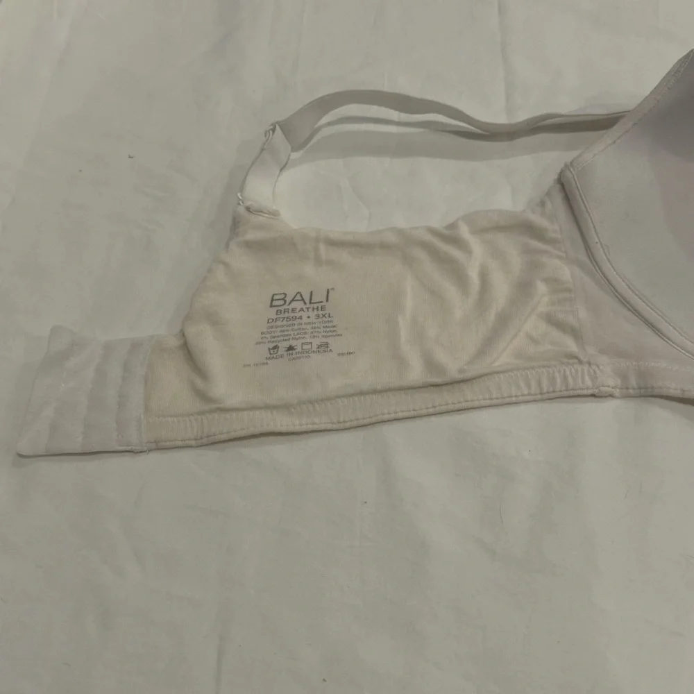 ✅ Bali 3XL bra breathe wireless Floral Lace cotton modal convertible straps soft